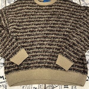 Towncraft Men's Multicolor Striped Crewneck Sweater